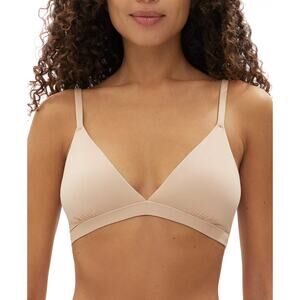 Gap Body Womens Super Stretch Triangle Knit Bralette Nude Size M 0382
